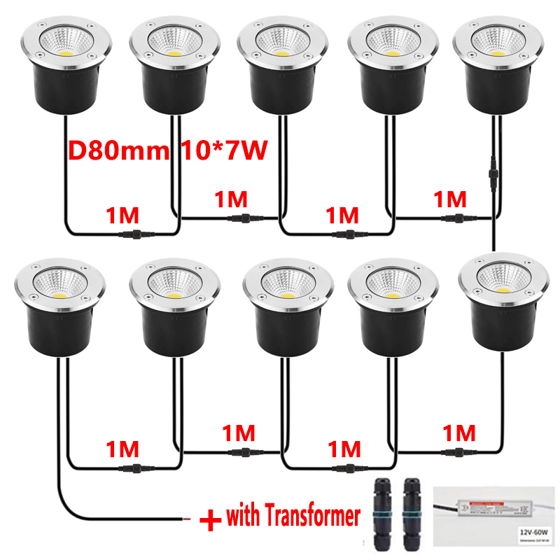 Outdoor Lighting Underground Wiring - Luz LED de Embutir 12V IP67