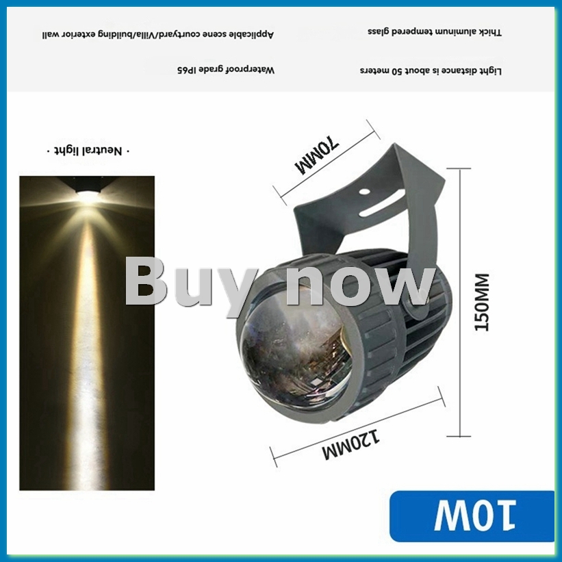 Bollard Light Garden - Holofotes de parede para jardim LED