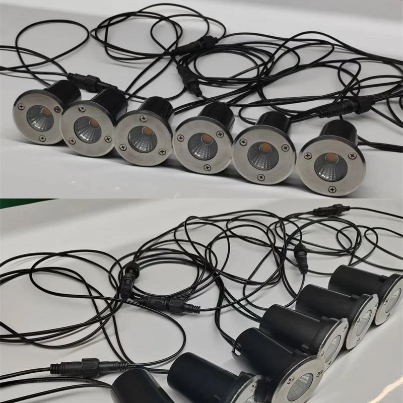 Outdoor Lighting Underground Wiring - Luz LED Subterrânea à Prova d'Água