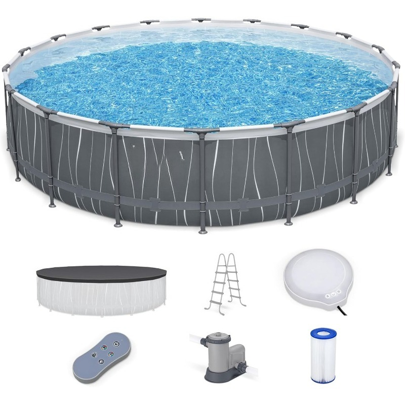 Outdoor Lighting Around Pool - Piscina acima do solo de 18'