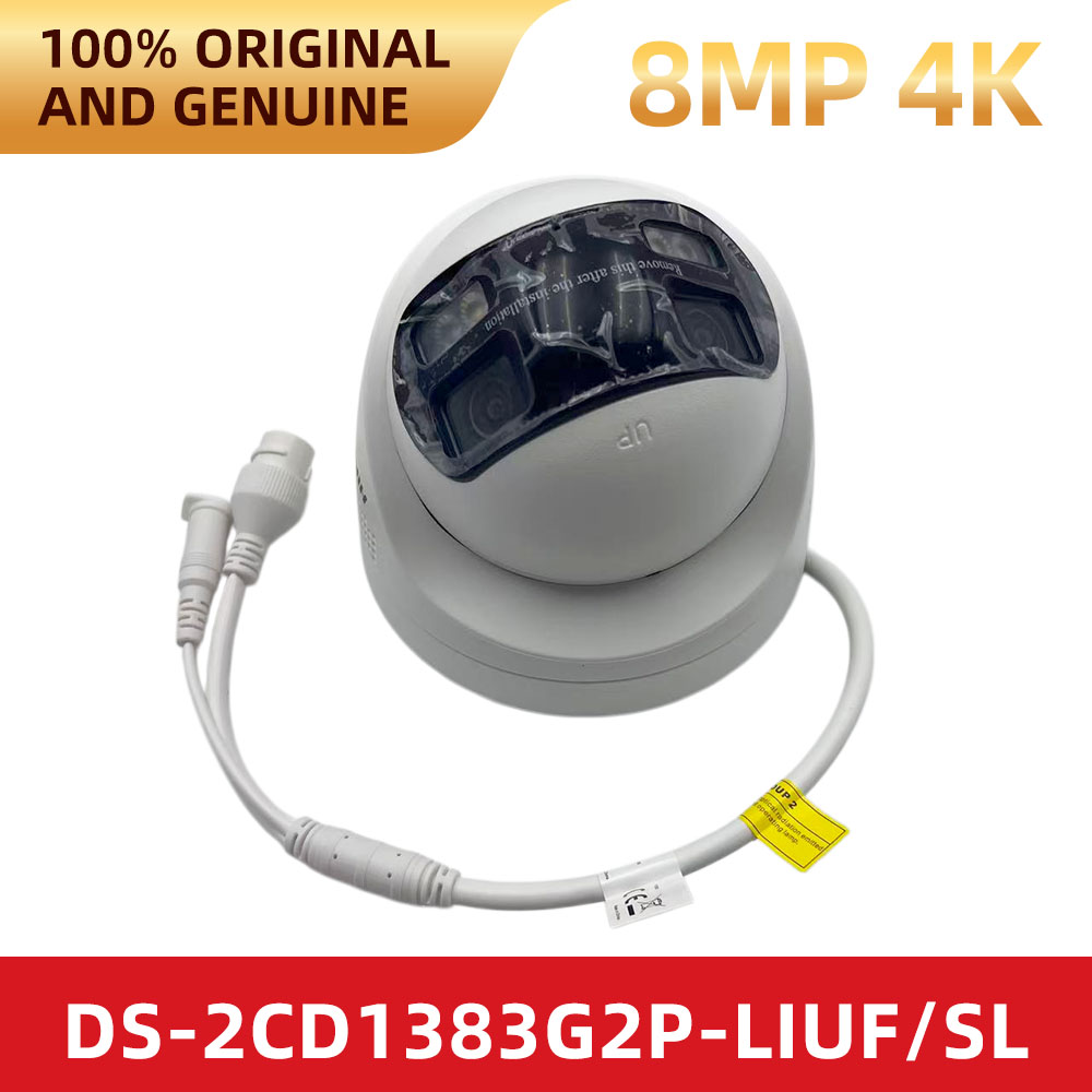 Outdoor Lighting No Electricity - Câmera Hikvision DS-2CD1383G2P-LIUF/SL 8MP 4K com