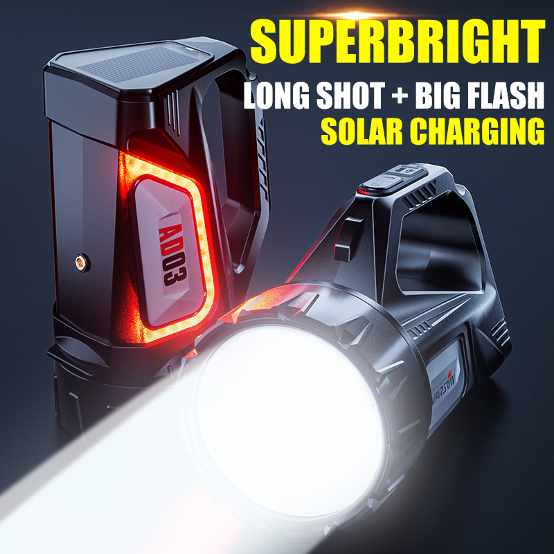 Fire Torch Solar - Warsun USB recarregável lanternas de acampamento