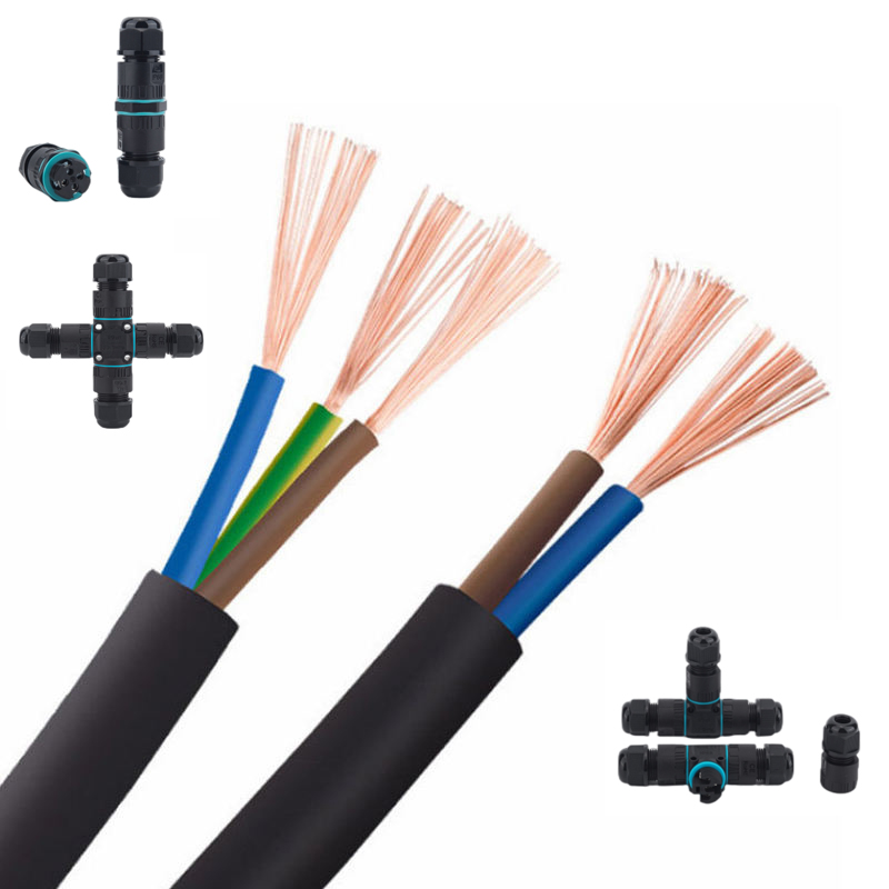 Outdoor Lighting Underground Wiring - Cabo DIY 2/3 núcleos para luminárias