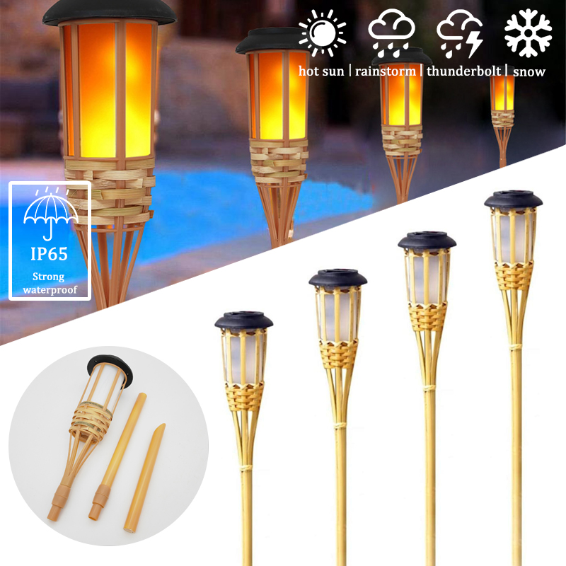Fire Torch Solar - Lâmpadas solares led efeito chama lâmpada