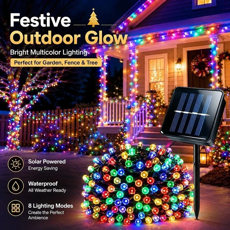 Luzes de fada solares, cordão  - Outdoor Lighting For Gazebo avaliação e preço