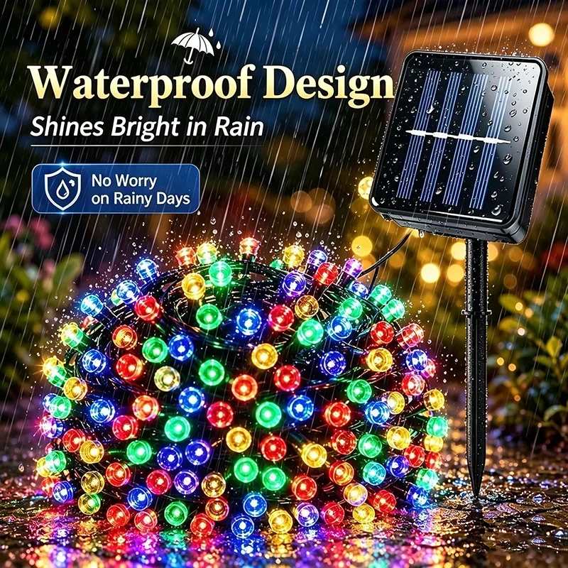 Luzes de fada solares, cordão  - Outdoor Lighting For Gazebo avaliação e preço