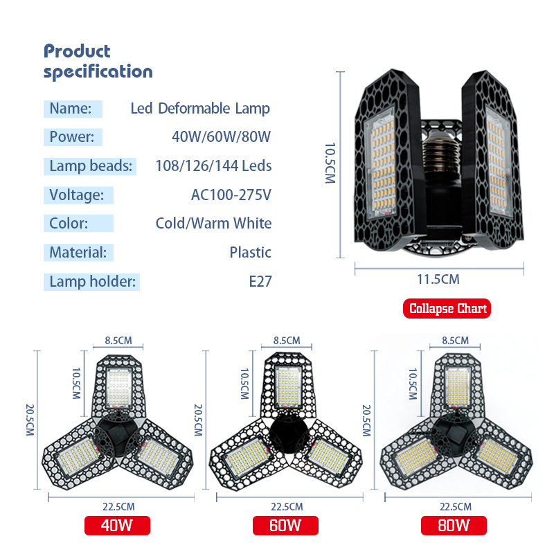 Lâmpada led deformável para ga - Outdoor Lighting Warehouse avaliação e preço