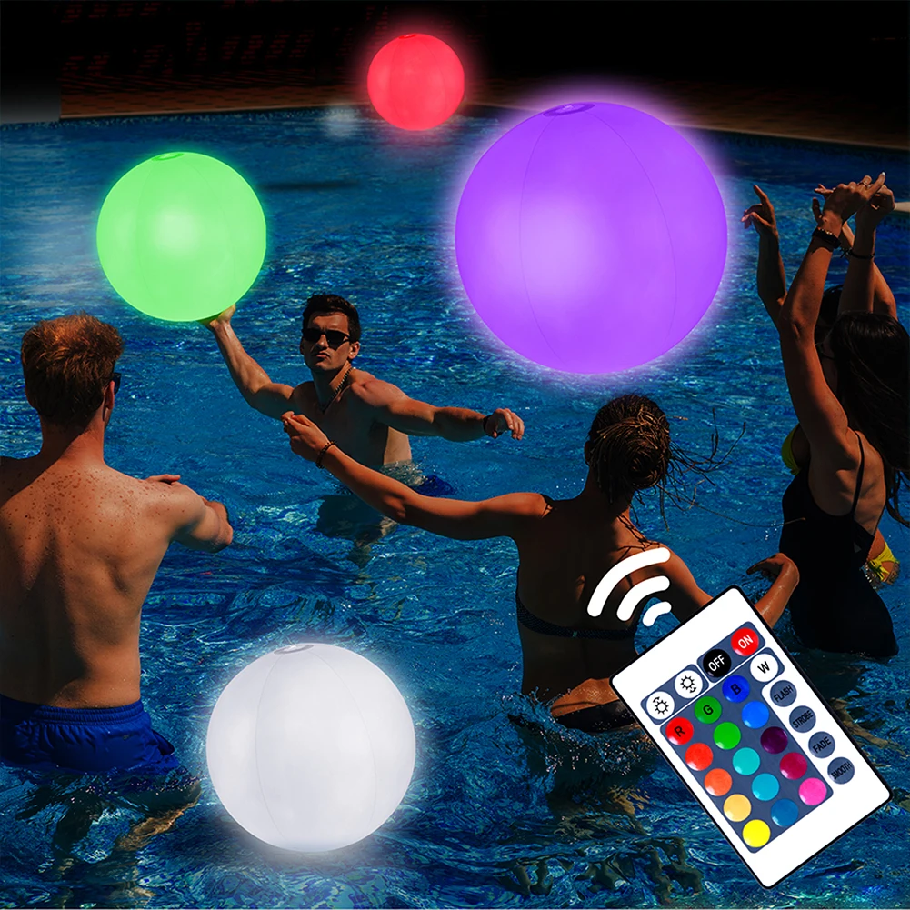Bola de praia inflável para pi - Outdoor Lighting Around Pool avaliação e preço