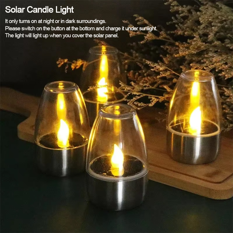 Velas solares led luz sem cham - Outdoor Lighting For Gazebo avaliação e preço