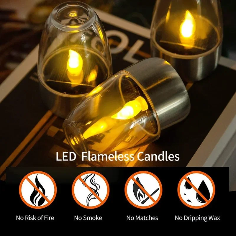 Velas sem chama movidas a ener - Outdoor Lighting For Gazebo avaliação e preço