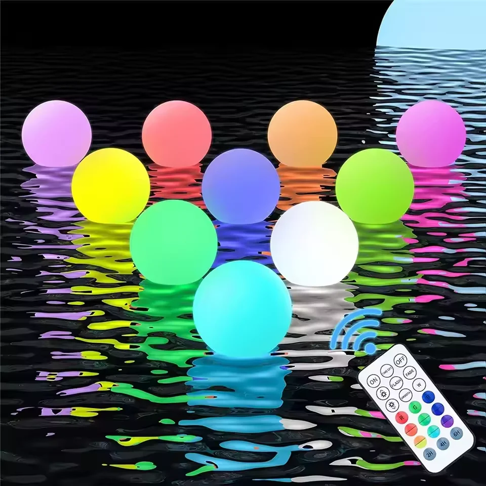 1-5PCS Luzes Flutuantes para P - Outdoor Lighting Around Pool avaliação e preço