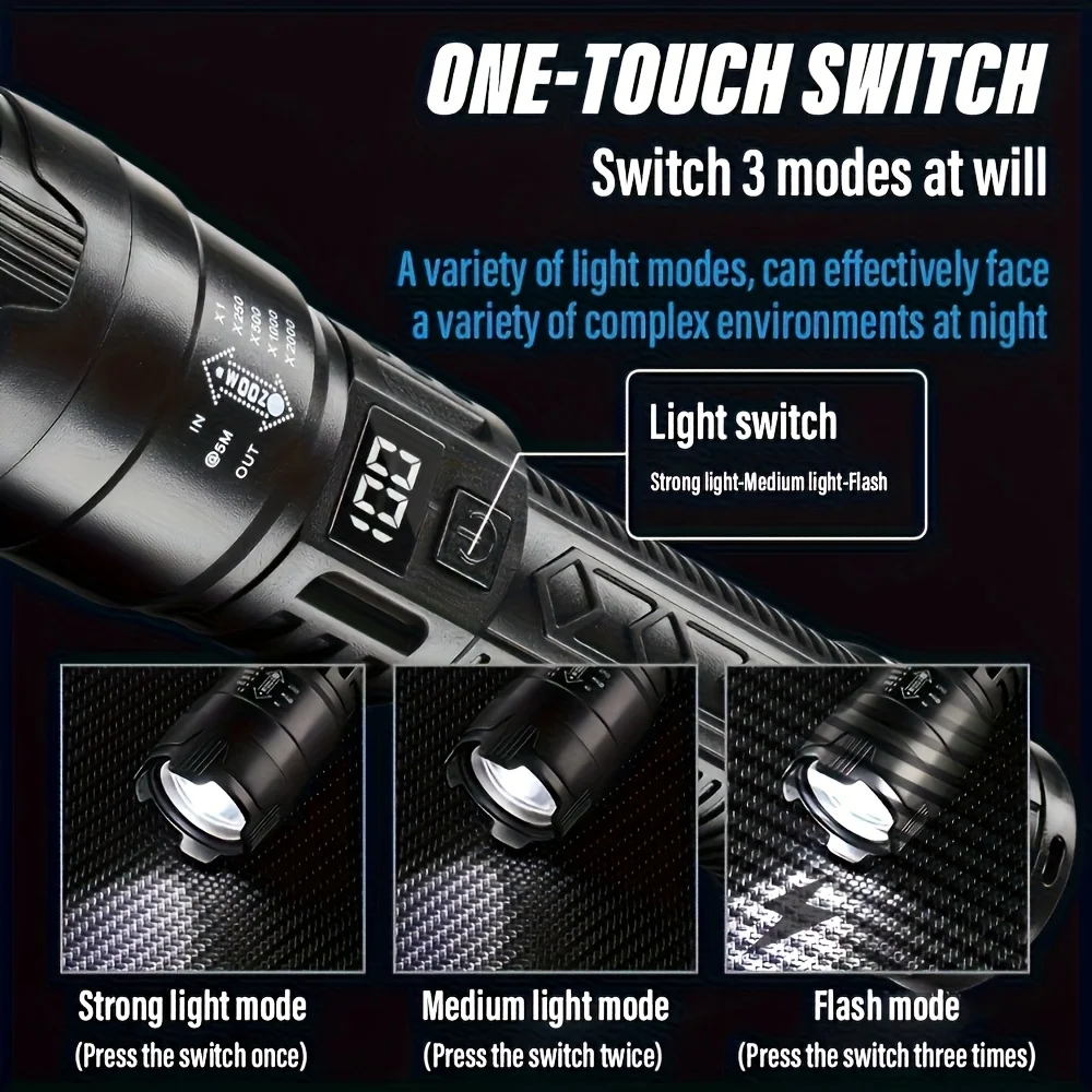 Lanterna tática led 2000lm, re - Outdoor Lighting Usa avaliação e preço