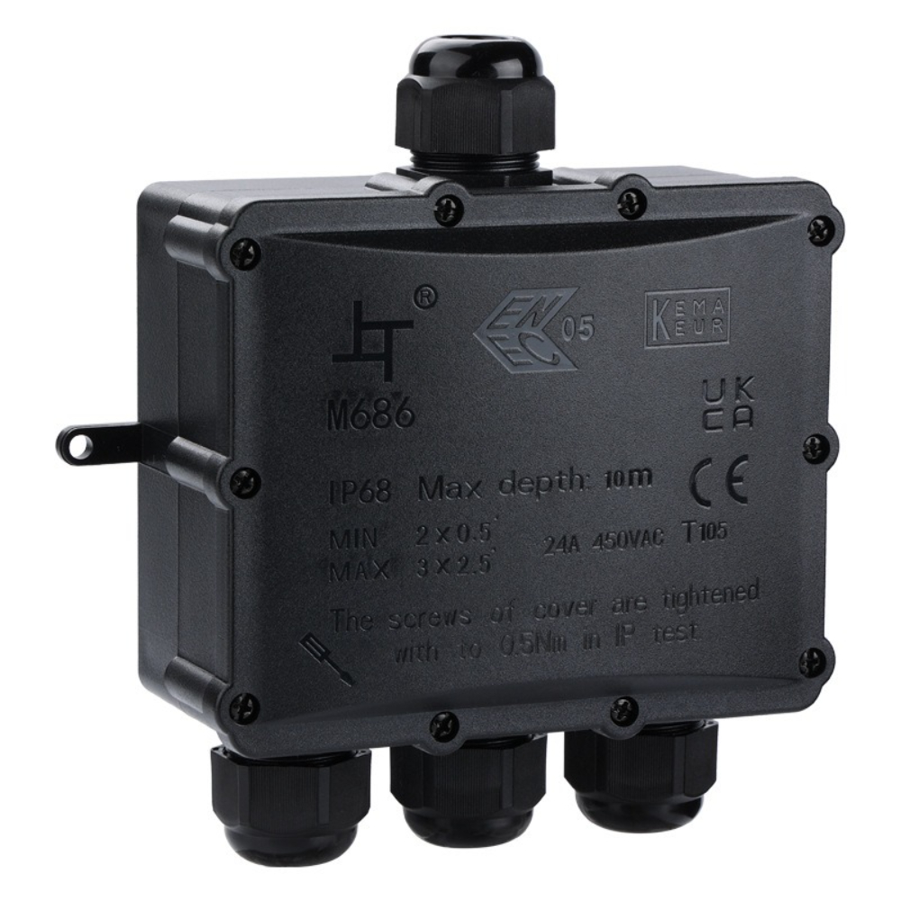 4way 1in3out ip68 à prova dip6 - Outdoor Lighting Underground Wiring avaliação e preço