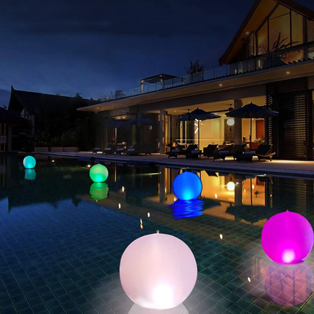 LED Luminous Throwing Ball, in - Outdoor Lighting Around Pool avaliação e preço
