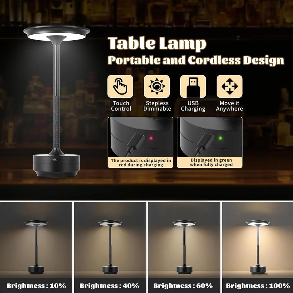 Candeeiro de mesa sem fio reca - Outdoor Lighting Restaurant avaliação e preço
