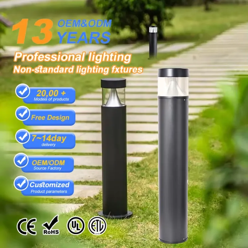 Luminária LED Moderna de Alumí - Bollard Light Garden avaliação e preço
