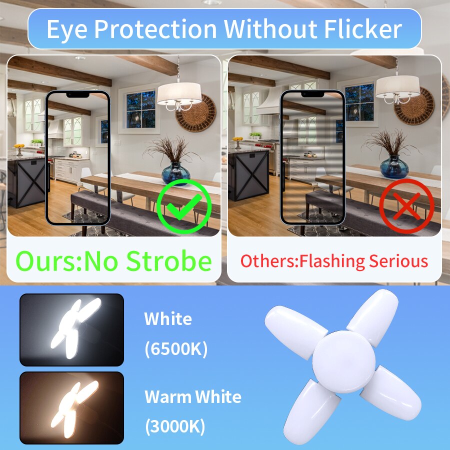 Lâmpada LED Dobrável E27 em Fo - Outdoor Lighting Warehouse avaliação e preço