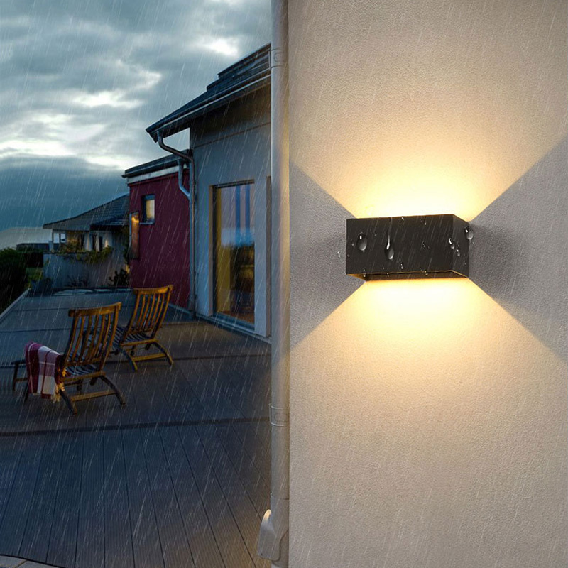 12w led para cima para baixo a - Outdoor Yard Lighting Fixtures avaliação e preço