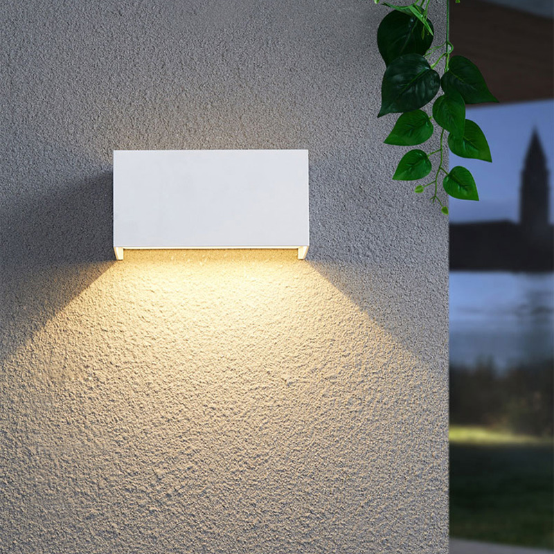 12w led para cima para baixo a - Outdoor Yard Lighting Fixtures avaliação e preço