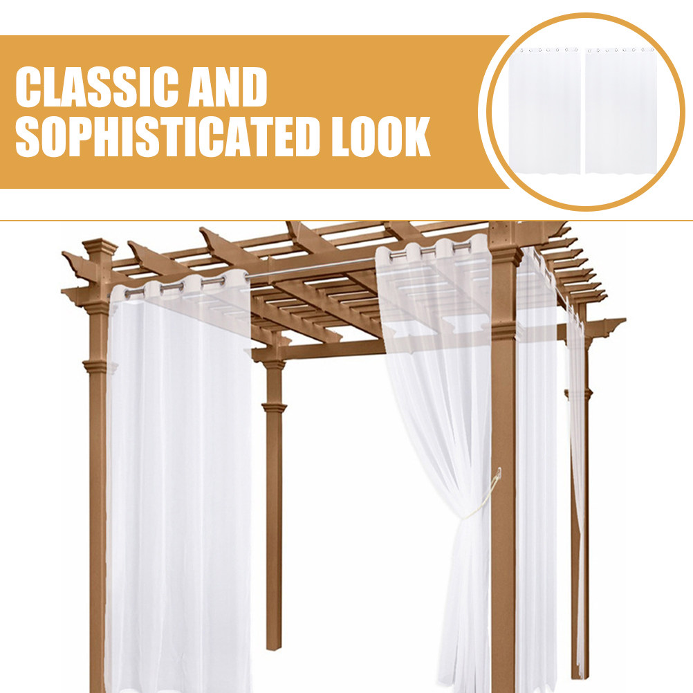 Cortinas de exterior impermeáv - Outdoor Lighting For Gazebo avaliação e preço