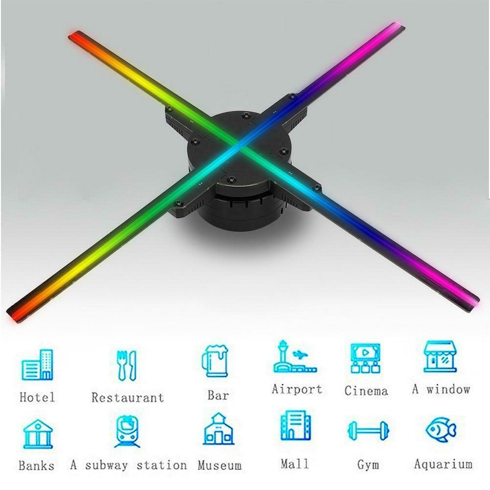 Projetor de ventilador holográ - Outdoor Lighting Voltage avaliação e preço