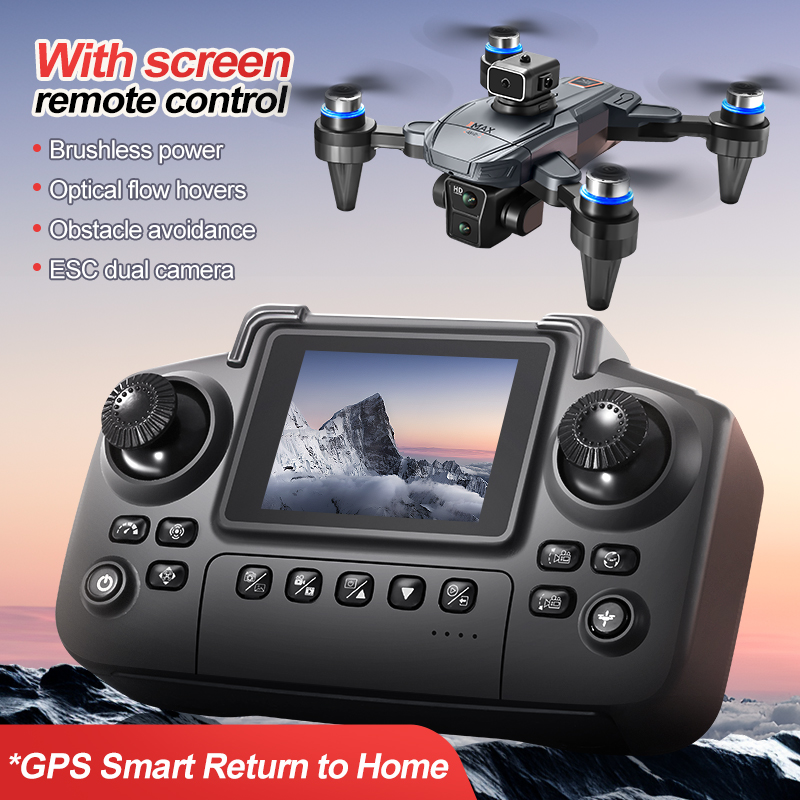 Zangão gps rc com tela 4k prof - Outdoor Lighting Electrical Box avaliação e preço