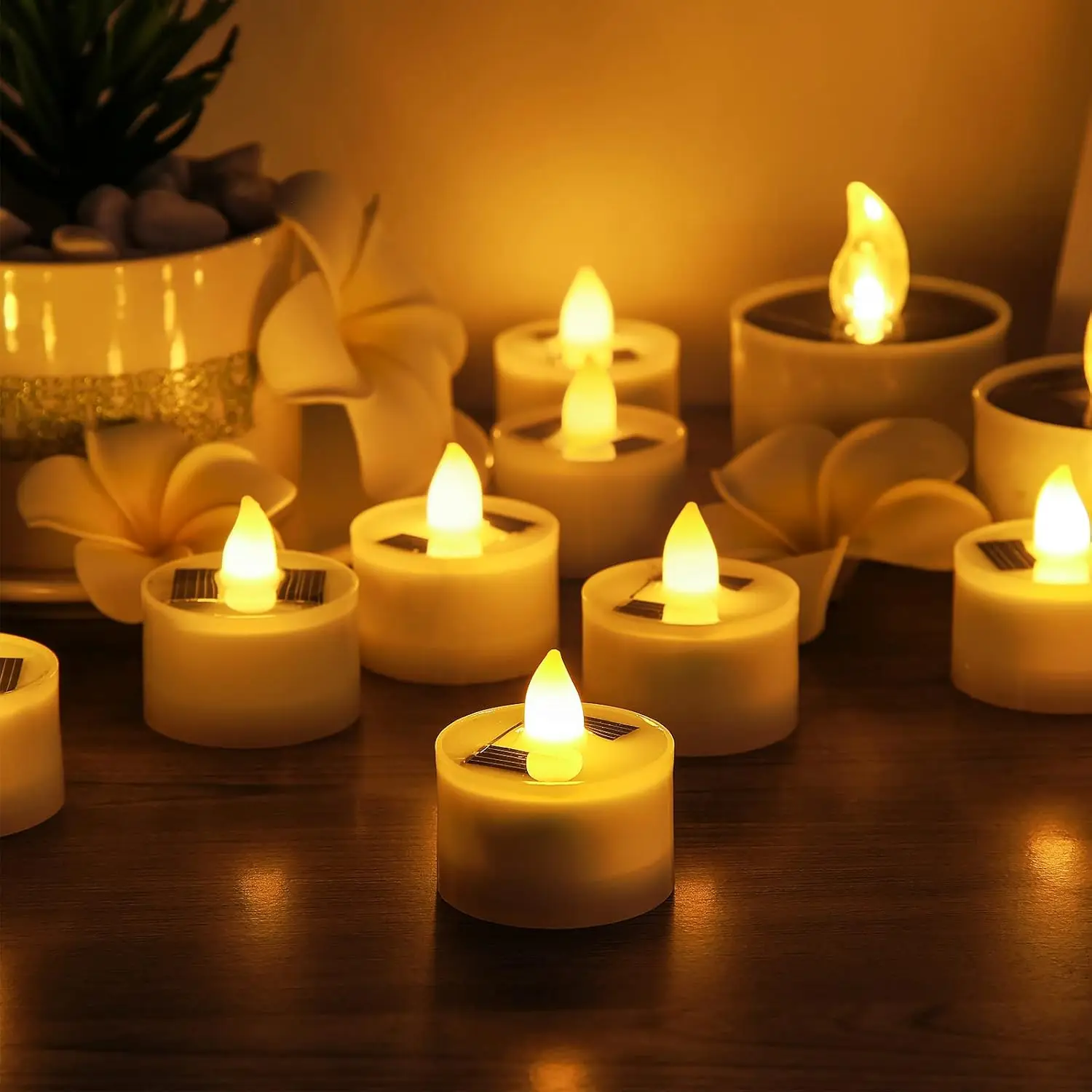 1-10PCS Luzes de chá solares a - Outdoor Lighting For Gazebo avaliação e preço