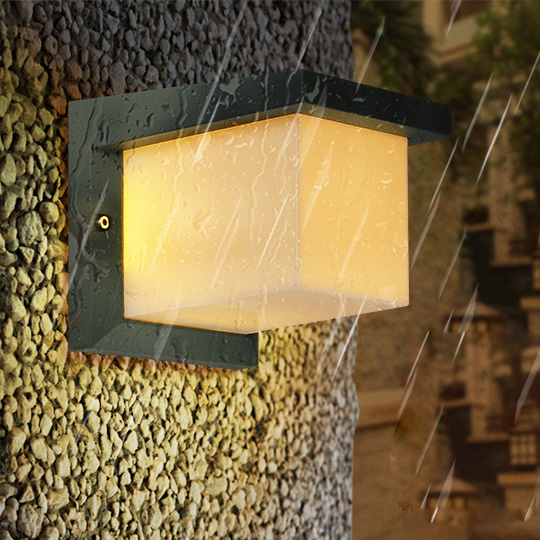 10w led exterior arandela lumi - Outdoor Yard Lighting Fixtures avaliação e preço