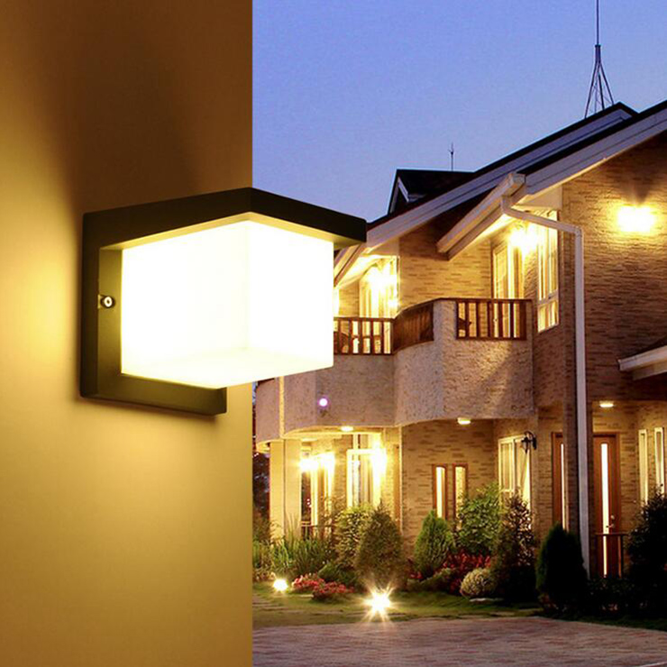 10w led exterior arandela lumi - Outdoor Yard Lighting Fixtures avaliação e preço