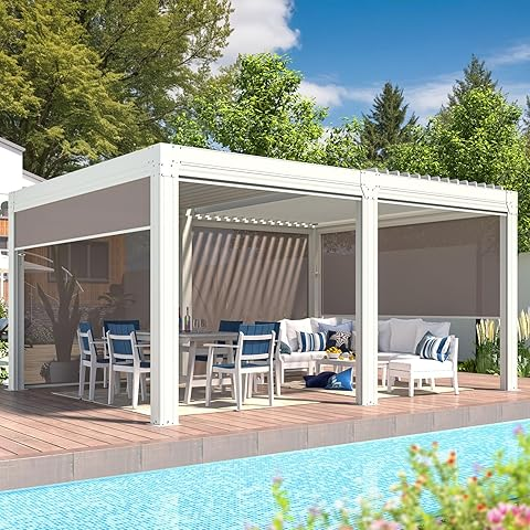 Pergolado Retangular de Alumín - Outdoor Lighting For Gazebo avaliação e preço