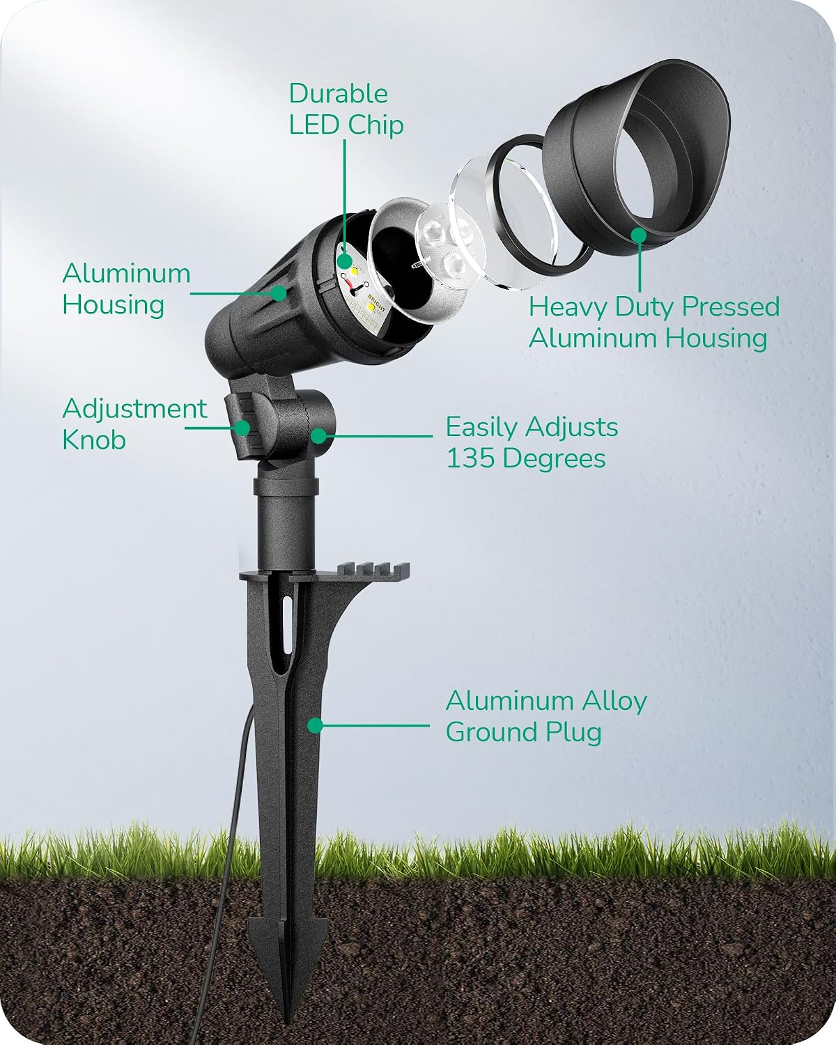 Spotlight de Baixa Tensão com  - Outdoor Lighting Voltage avaliação e preço