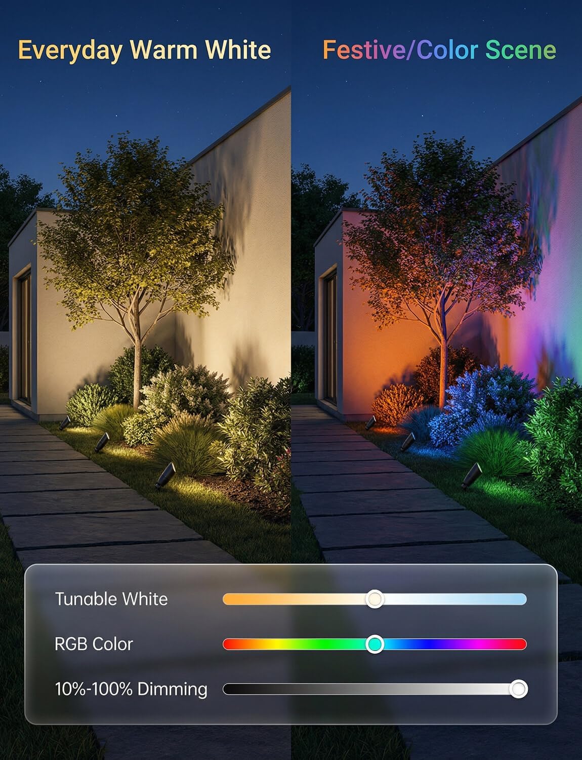 Refletores de Paisagismo RGBCW - Outdoor Lighting Voltage avaliação e preço