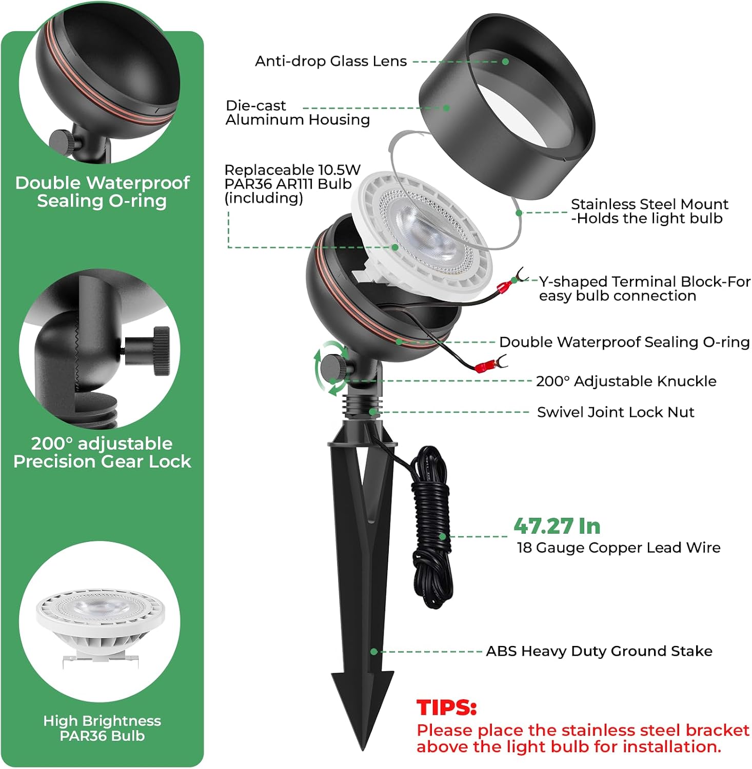 Holofote LED de Baixa Tensão 1 - Outdoor Lighting Voltage avaliação e preço