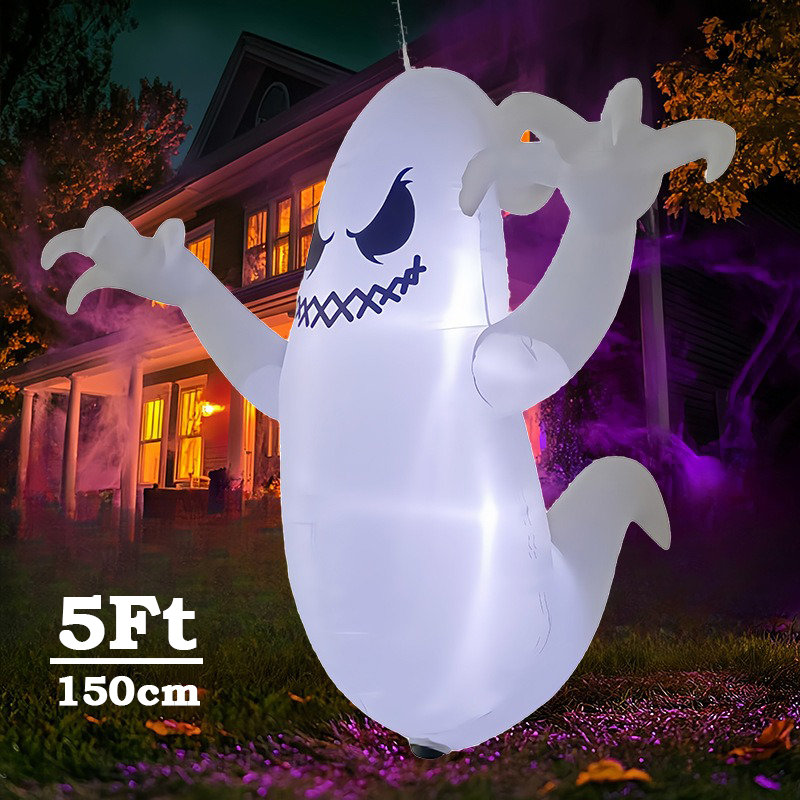 Fantasma Inflável de Halloween - Bollard Light Garden avaliação e preço