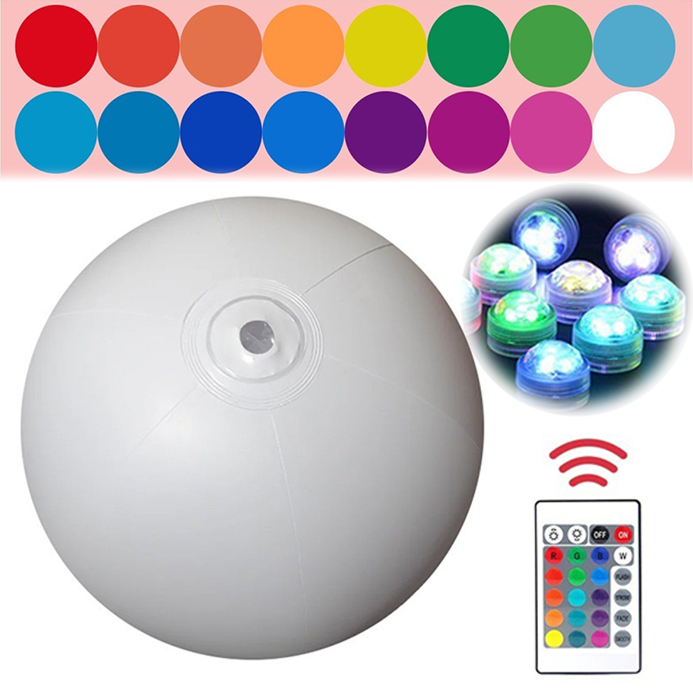 Bola Inflável de Praia com LED - Outdoor Lighting Around Pool avaliação e preço