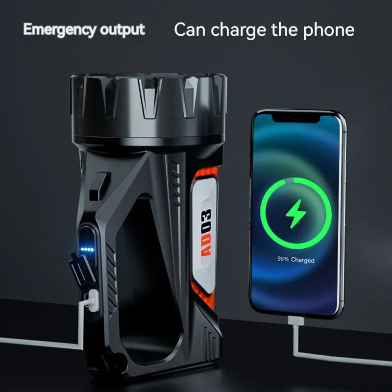 Warsun USB recarregável lanter - Fire Torch Solar avaliação e preço