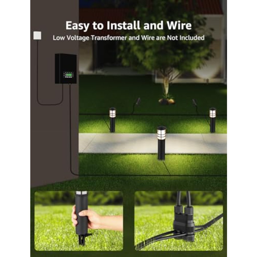 Pacote com 4 Luzes de Caminho  - Outdoor Lighting Voltage avaliação e preço
