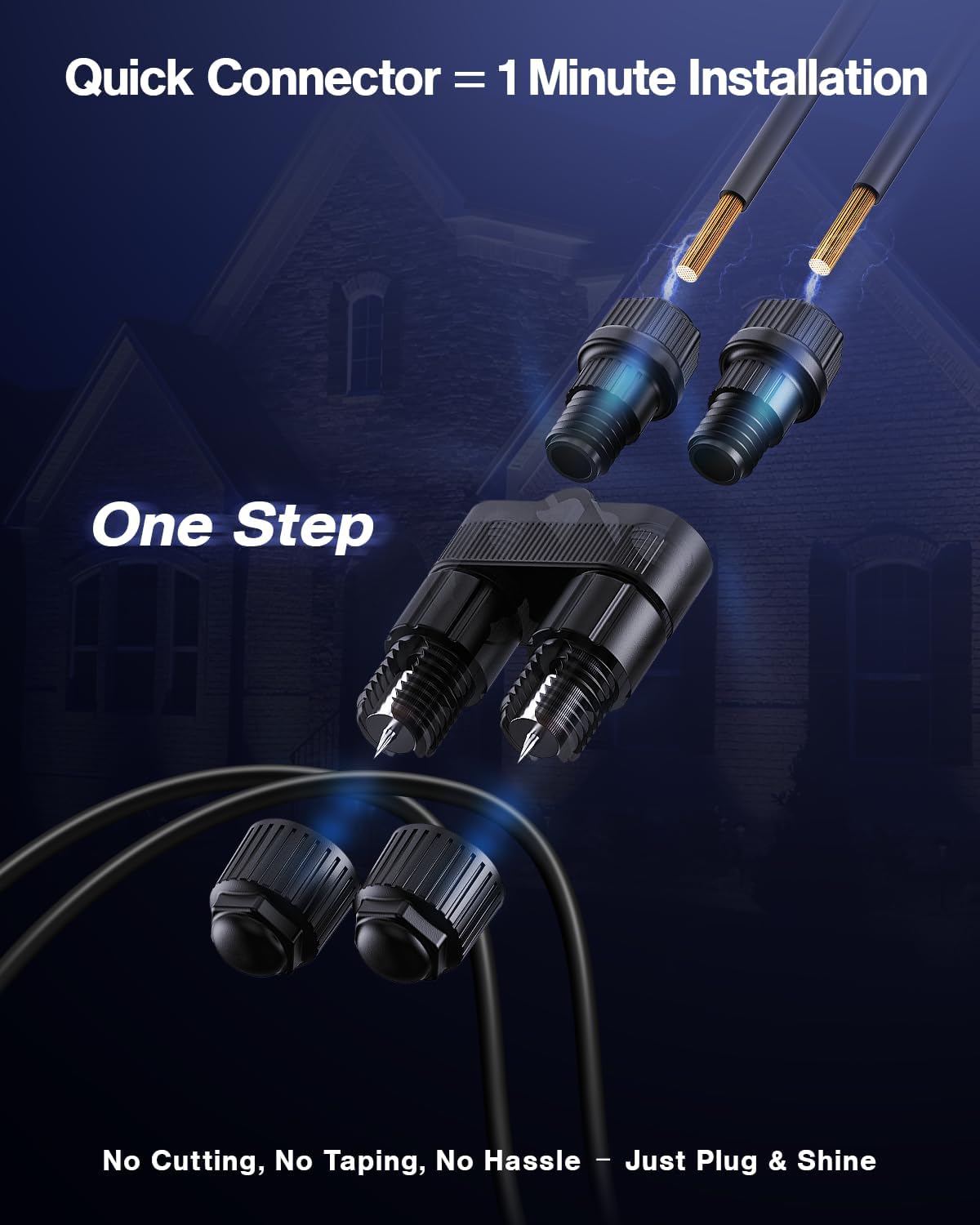 Conjunto de Doze Conectores Fa - Outdoor Lighting Voltage avaliação e preço