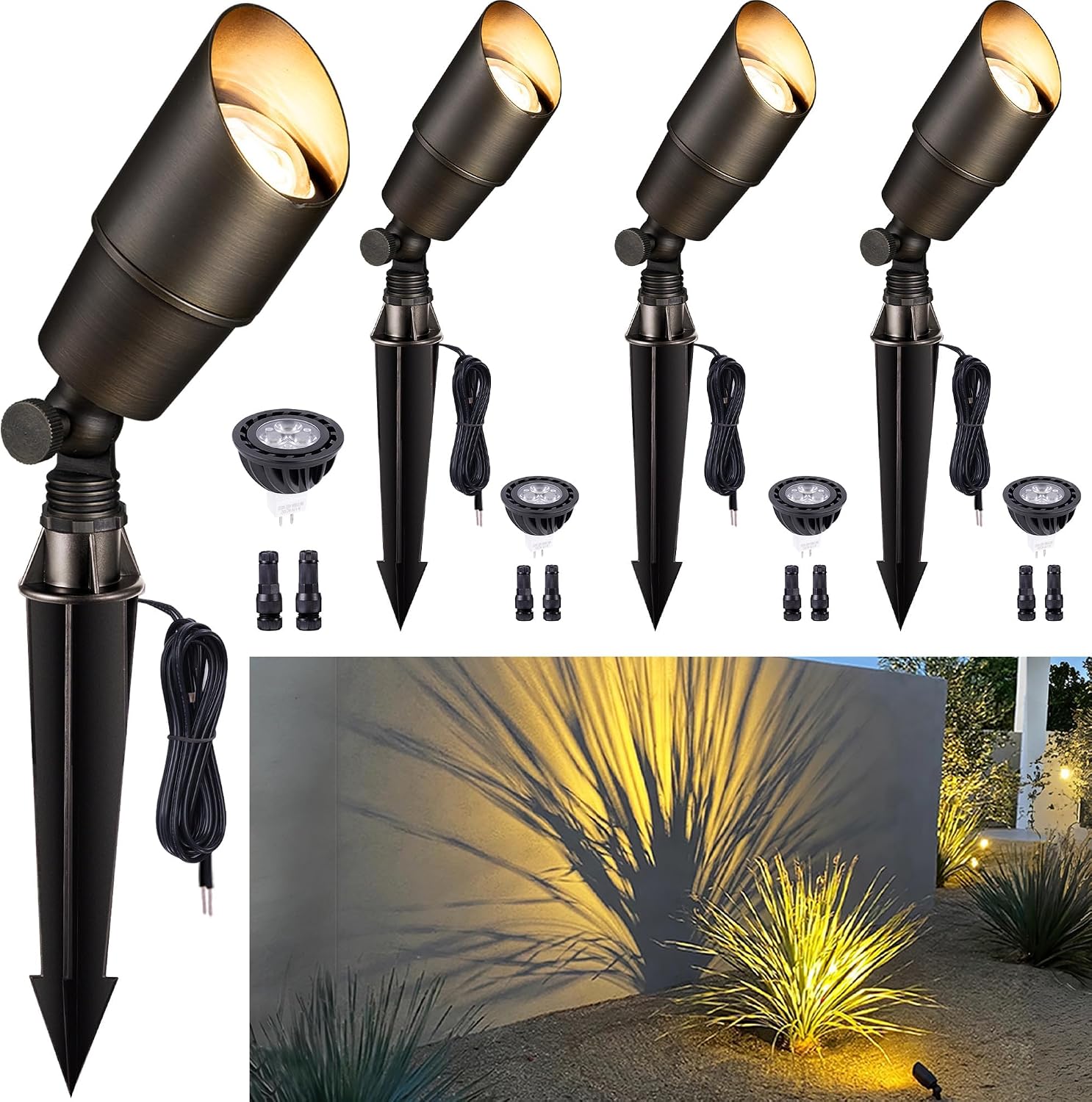 Iluminação de Paisagem em Latã - Outdoor Lighting Voltage avaliação e preço
